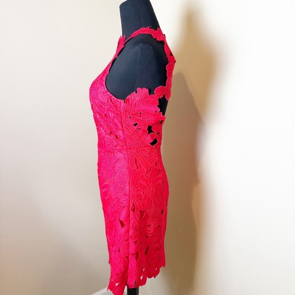 Saylor x Free People Jessa Floral Lace Dress S - Picture 5 of 13